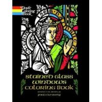 Stained Glass Windows Coloring Book