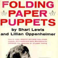 Folding paper puppets