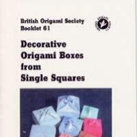 Decorative Origami Boxes from Single Squares