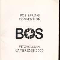 BOS Convention 2000 Spring