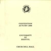 BOS Convention 1990 Autumn