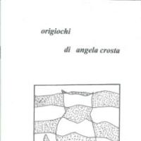 QQM 27 ORIGIOCHI DI ANGELA CROSTA