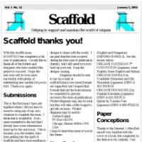 Scaffold Vol 1, Issue 12 (E-book)