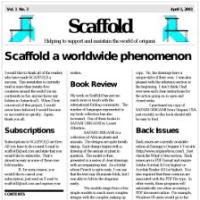 Scaffold Vol 1, Issue 3 (E-book)