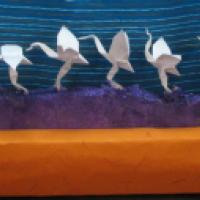 
<span>Cranes in Flight </span>
