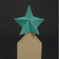 
<span>A Strip of Paper with Star</span>
