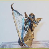 An Angel Playing the Harp