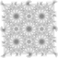 Square tessellation of dodecagons #3