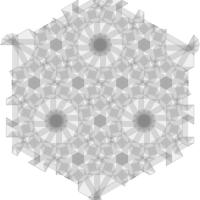 Hexagonal tessellation of dodecagons #3