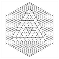 Sierpinski-Penrose Triangle #0