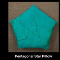 Pentagonal Star Pillow