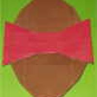 Easter Egg with Bowtie Ribbon