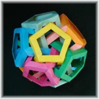 Six Intersecting Pentagonal Prisms