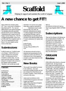 Scaffold Vol 1, Issue 5 (E-book)