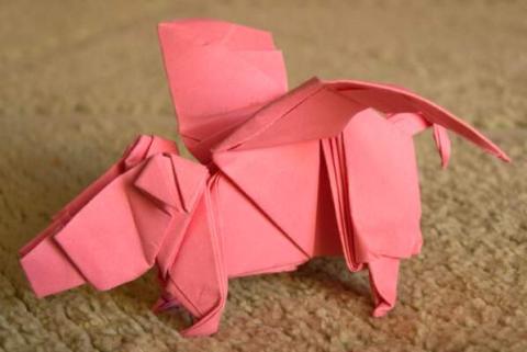 Pig with wings