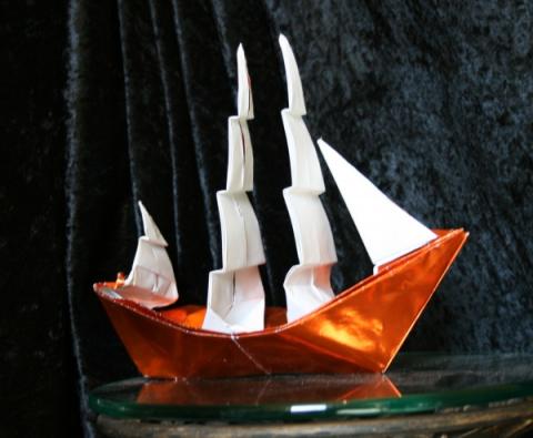 Three Masted Sailing Ship