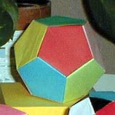 Regular Dodecahedron Made with 12 Units