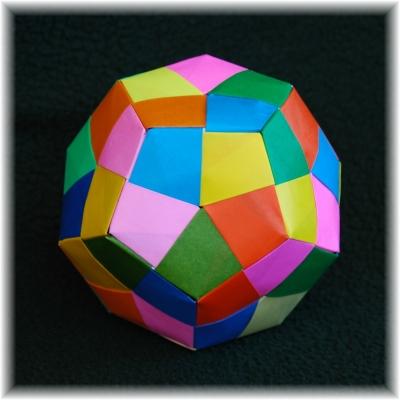 Dodecahedron with 30 modules