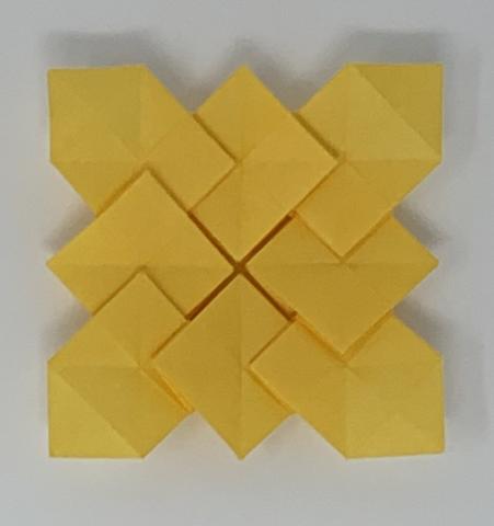 4 stage diagonal pyramid