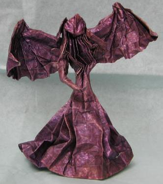 Lady with wings