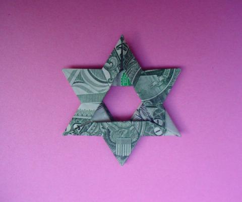 Star of David Money Fold