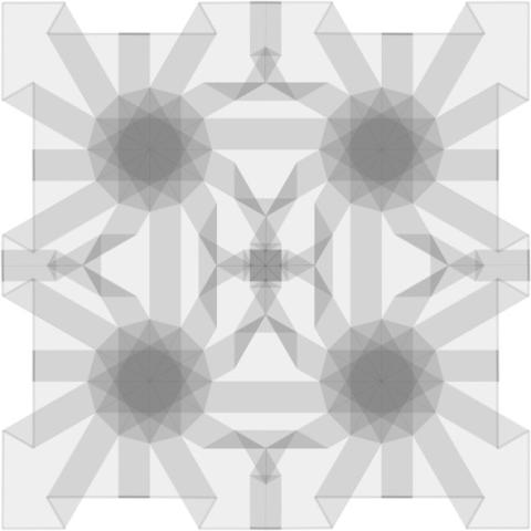 Square tessellation of dodecagons #0