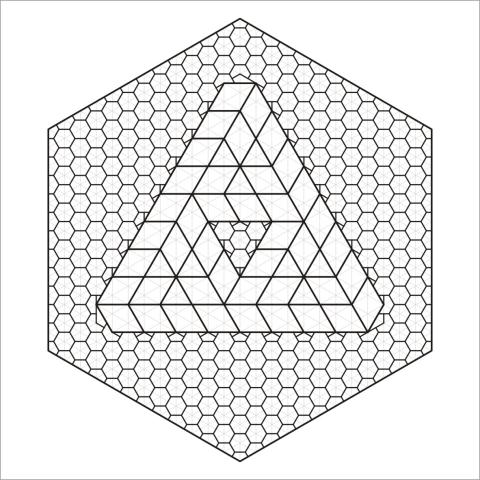 Sierpinski-Penrose Triangle #0
