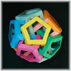 Six Intersecting Pentagonal Prisms