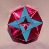 Lid of Octagon Box: DB Stars