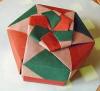 Lid of Hexagon Box: flower..'88