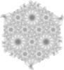 Hexagonal tessellation of dodecagons #3